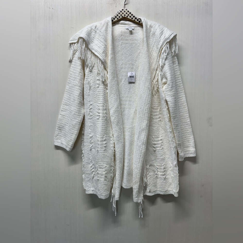 J.Jill Cozy Fringe Cardigan